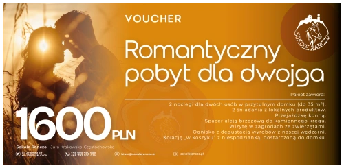 Romantyczny pobyt w Sokolim Ranczo
